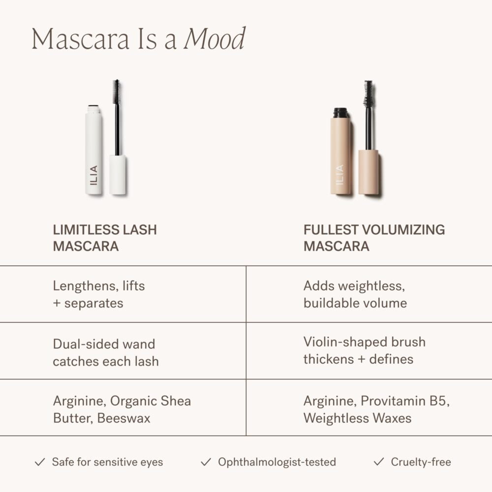 ILIA Beauty - Limitless Lash Mascara 818107022678 09 ilia mascara comparison