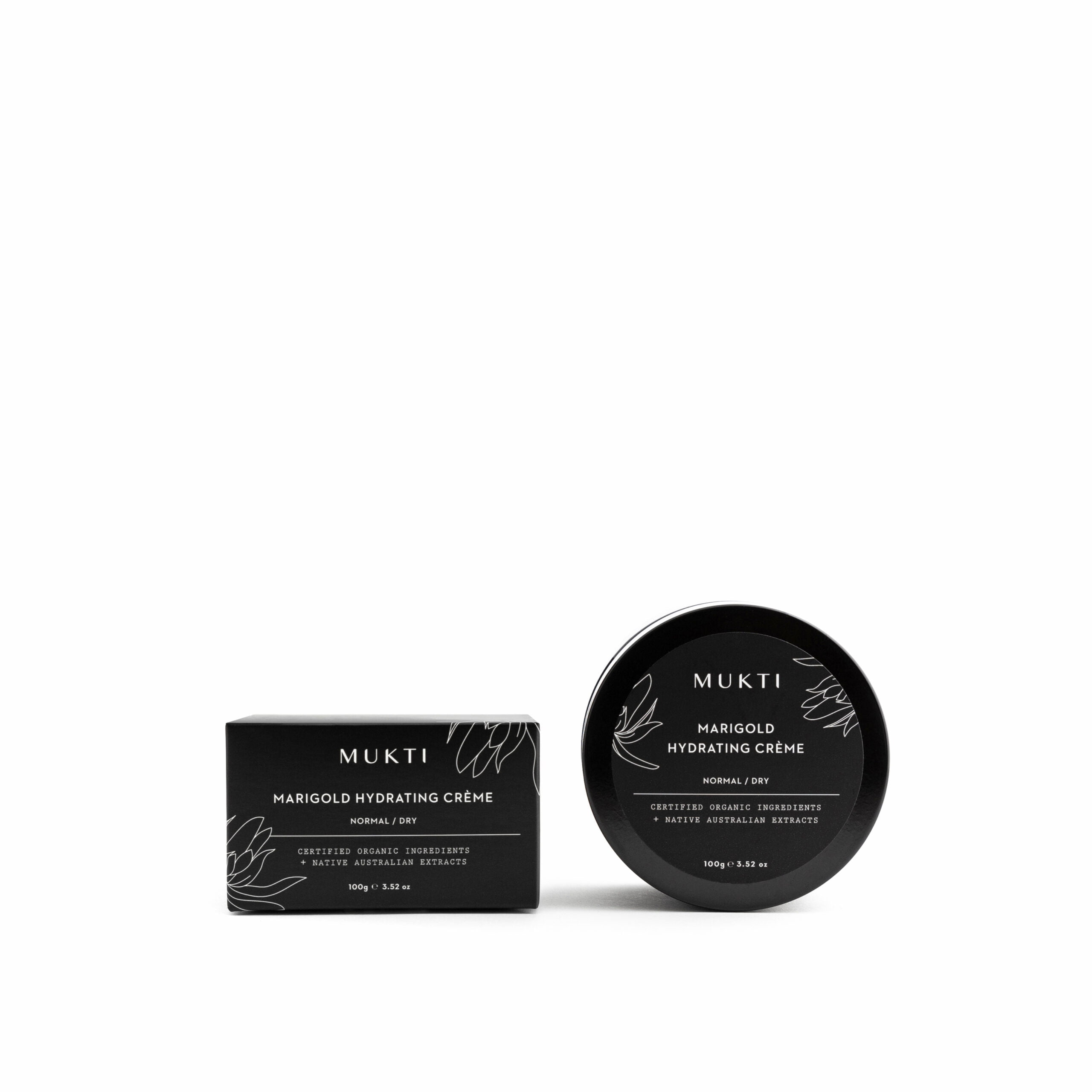 MUKTI-PR-HydratingMarigold100-A Mukti Marigold Hydrating Cream