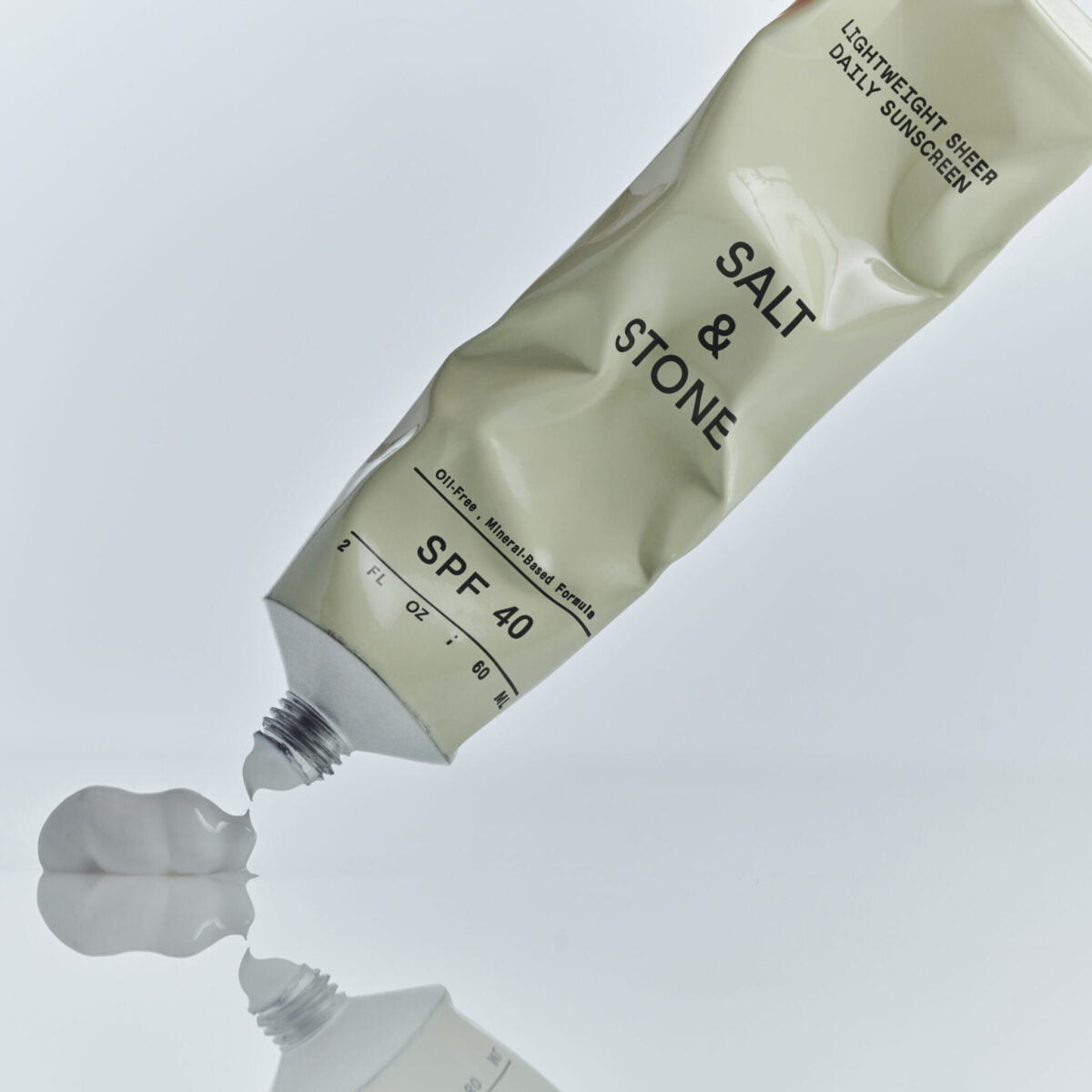 Salt & stone lightweight sunscreen swatch