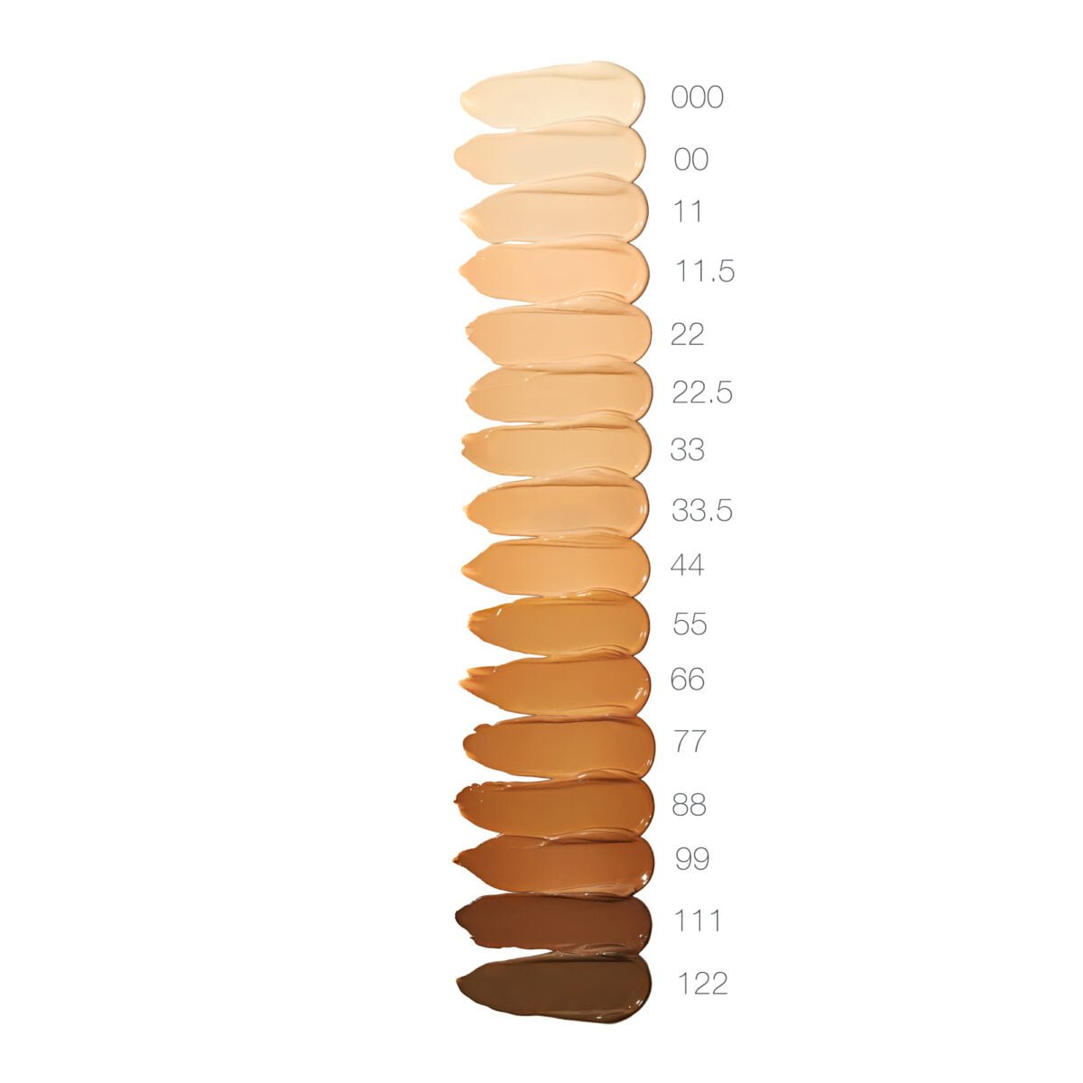 Group Swatch rms re evolve foundation swatch