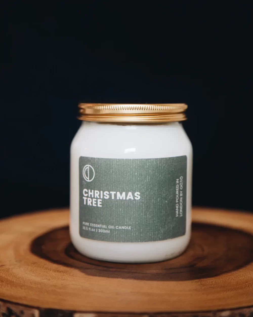 Octo Christmas Tree Candle