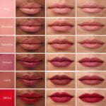 kw liquid lipstick swatch grid