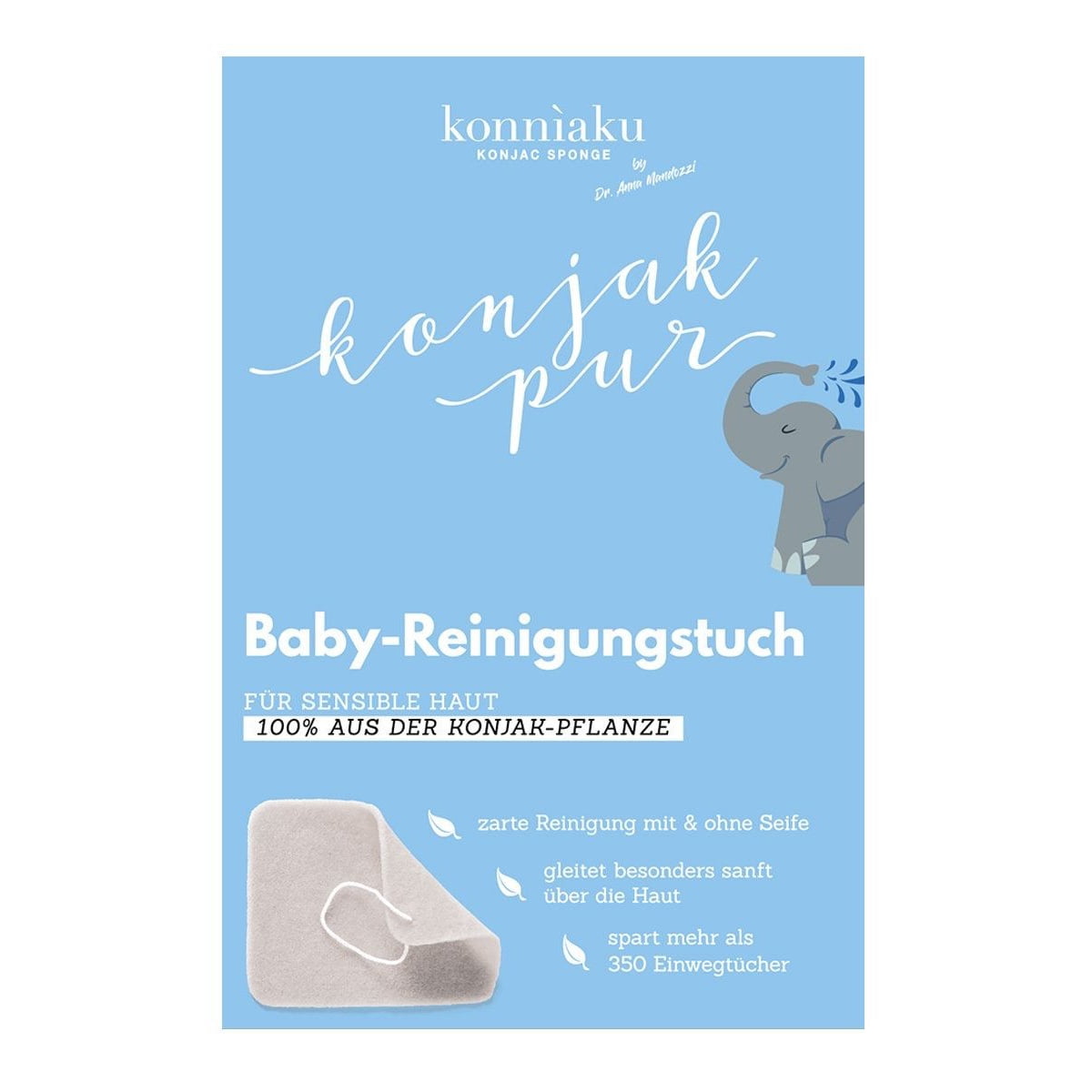 konniaku baby towel Koniac baby towel