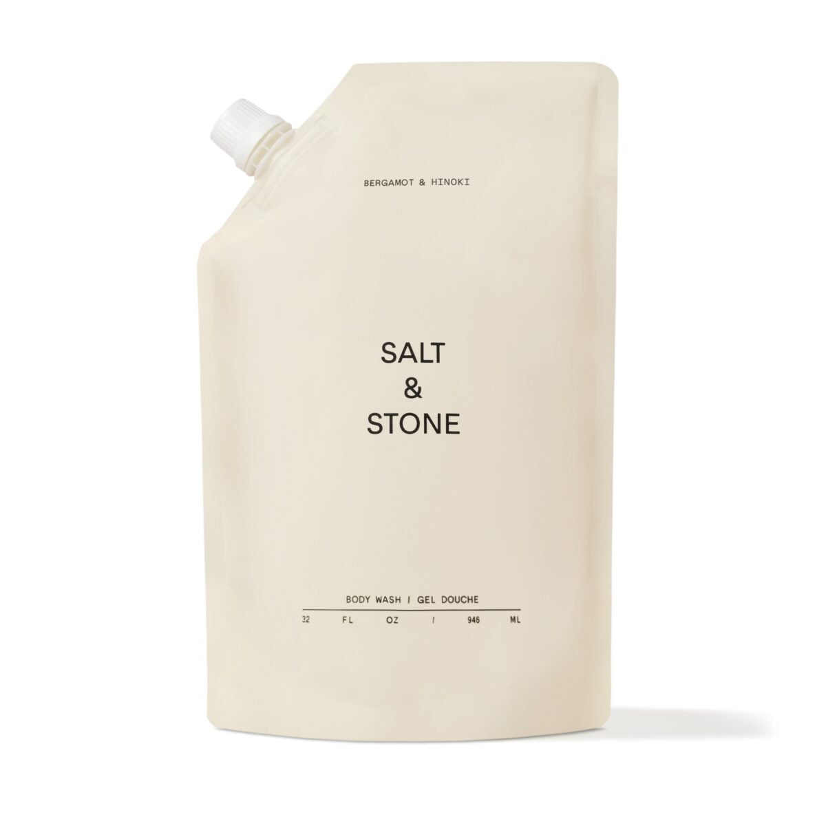 Body Wash Refill - Bergamot & Hinoki Salt & Stone Body wash refill