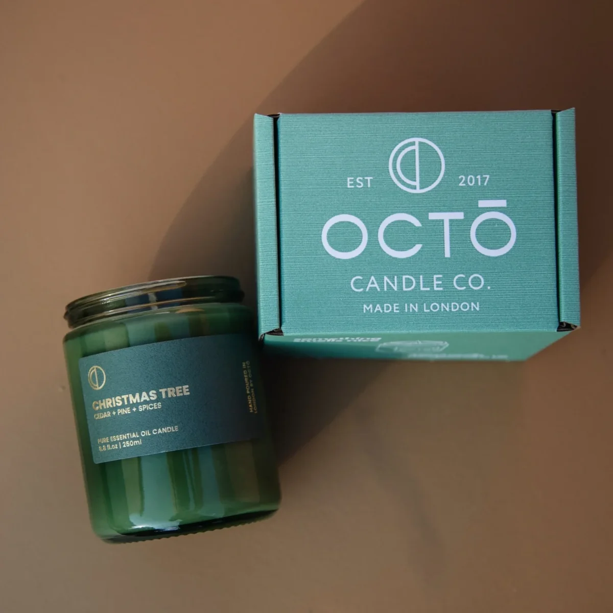 Christmas tree green jar.jpg Christmas Tree natural soy wax candle